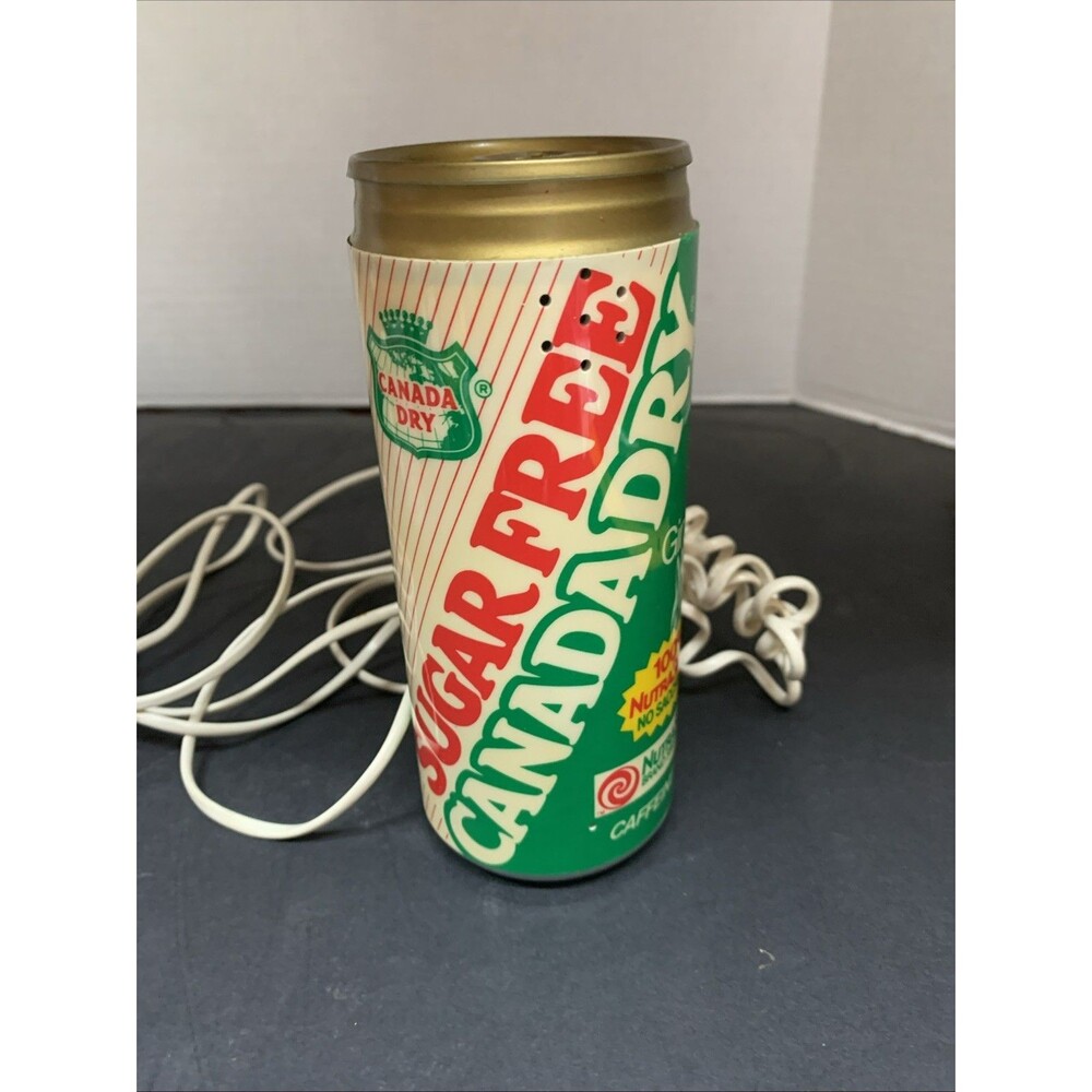 Vintage Enterprex Canada Dry Sugar Free Ginger Ale Soda Can Novelty Telephone
